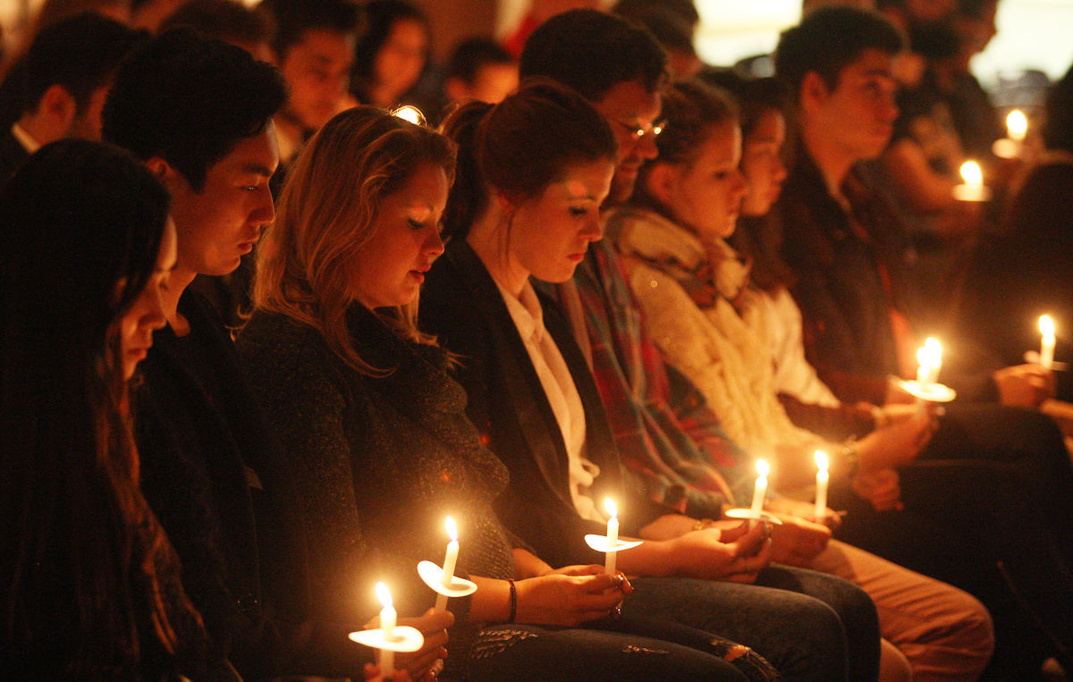 Paris vigil at Millikin